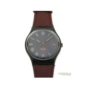 SWATCH Barajas classic quarzo cassa plastica e cinturino pelle new